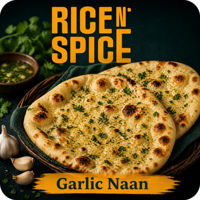 18 Garlic Naan