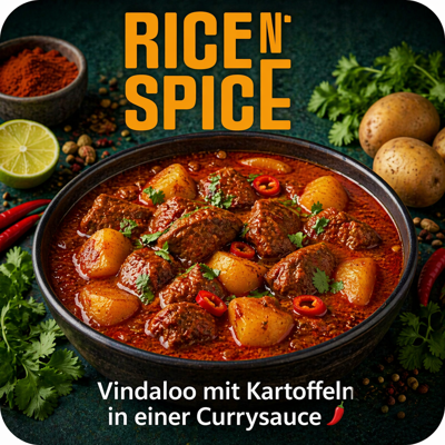 29 Vindaloo (mit Fleisch nach Wahl)